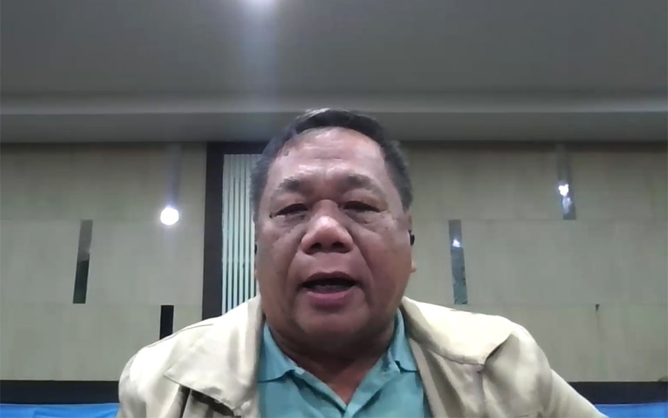 Dr. Candido Damo joins the session via Zoom.