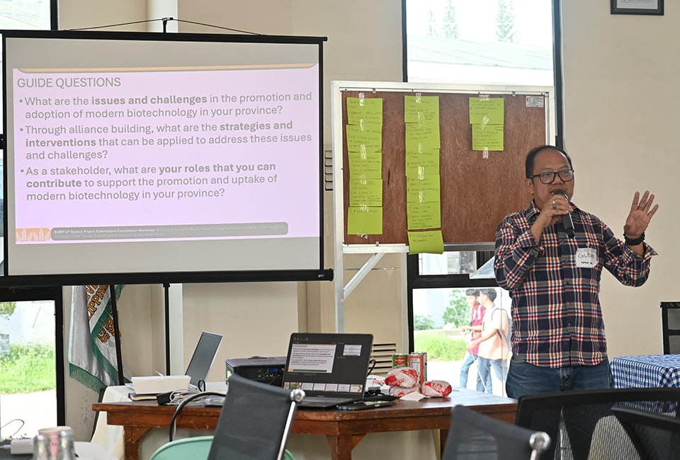 SEARCA and CSU conduct multistakeholder consultation workshop to promote biotech adoption in Agusan del Norte