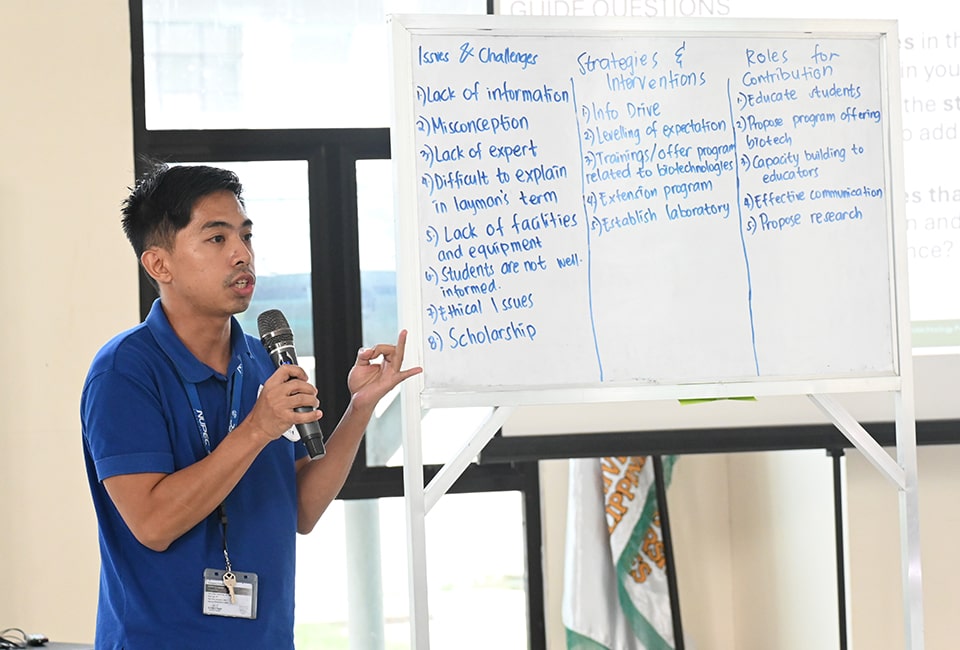 SEARCA and CSU conduct multistakeholder consultation workshop to promote biotech adoption in Agusan del Norte