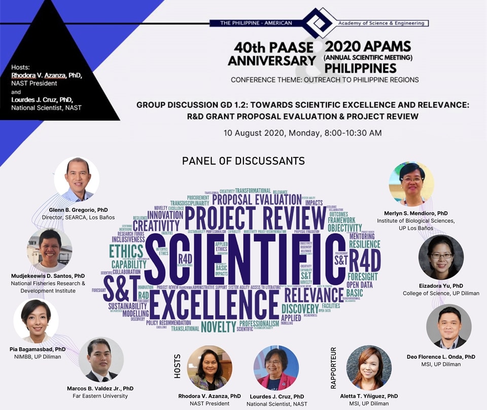 SEARCA leader tackles reshaping agri R&D in HEIs during COVID-19 pandemic in PAASE forum on scientific excellence and relevance