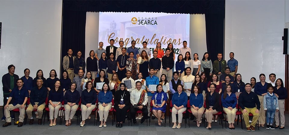 SEARCA hosts testimonial for 34 graduates