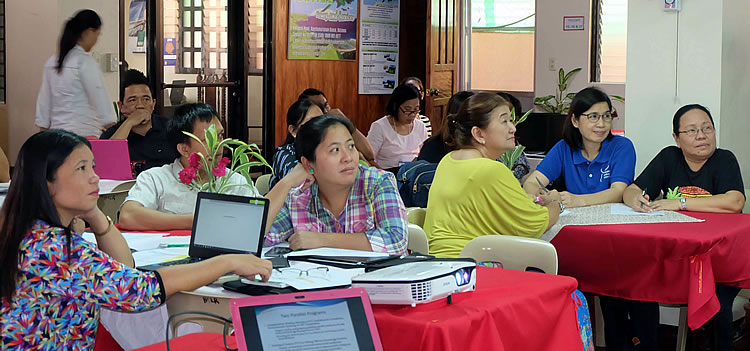 PCC Officials and staff together with the Regional Lead Knowledge Products Writers during the &ldquo;Training of Trainers in Writing Effective Knowledge Products&rdquo; held on 18 &ndash; 21 April 2016 at Basco, Batanes. 