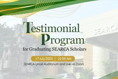 SEARCA to honor graduating scholars at testimonial ceremony