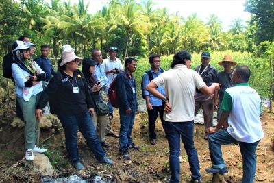 SEARCA, CCAFS, and IIRR-led roving workshop features best practices in climate-smart agriculture in Guinayangan, Quezon