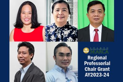Southeast Asian Professors receive Regional Professorial Chair Grant for AY2023–24